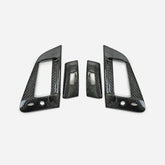 Nissan 370Z Sport Touring Base Fairlady Z Z34 Pre-Facelift 2009 2010 2011 & 370Z Sport Touring Base Fairlady Z Z34 Facelift 2012 2013 2014 2015 2016 2017 2018 2019 2020 & Nismo V1 2009 2010 2011 & Nismo V2 2012 2013 2014 2015 2016 2017 2018 2019 2020 with Aftermarket Parts - Door Handle LHD Pre-preg Carbon Fiber from EPR USA